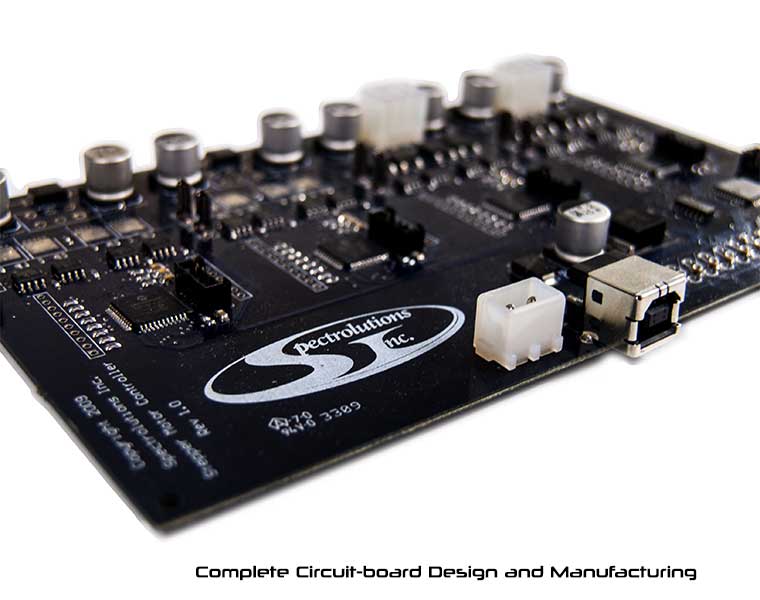 Custom designed motor control circuitboard